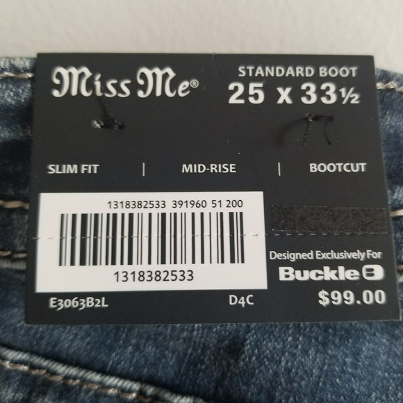 NWT Miss Me Jeans - Picture 6 of 6